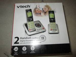 lot 236 image: v tech 2 handset cordless digital a...