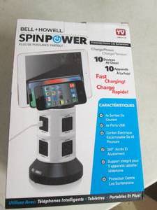 lot 243 image: bell  howell spin power fast charg...