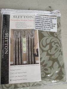 lot 257 image: sutton decrotive window treatment p...
