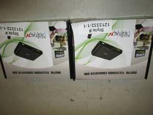 lot 276 image: 2 digital television converrter box...