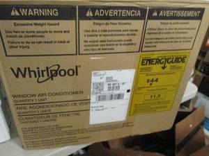lot 76 image: wirlpool room air conditioner power...