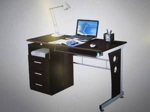 lot 85 image: Techni Mobili Computer Desk with St...