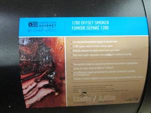 lot 91 image: charbroil gourment deluxe smoker gr...