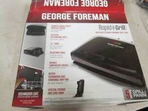 lot 107 image: george forman rapid grill 5 sering ...