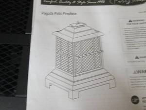 lot 110 image: pagoda patio fireplace ...