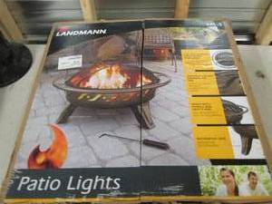 lot 114 image: landmann patio lights fire pit ...