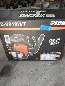 lot 109 image: ECHO220 MPH 1110 CFM 79.9 cc Gas 2-Stroke Backpack Blower with Tube-Mounted Throttle