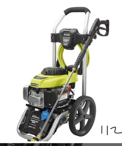 lot 112 image: RYOBI 3000 PSI 2.3-GPM Honda Gas Pressure Washer