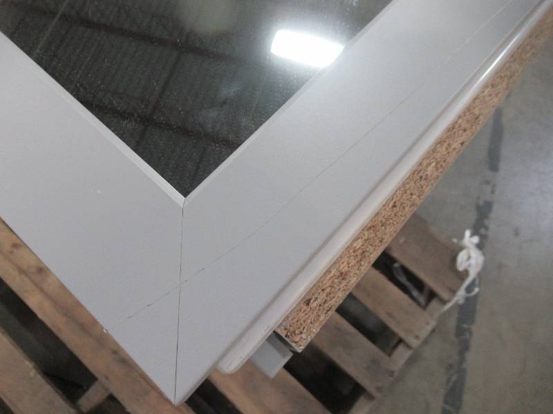 lot 201 image: Glacier Bay Arla 24 in. W x 18.75 in. D Vanity in Pearl Gray with Cultured Marble Vanity Top in White with White Sink and Mirror AR24P3-PG