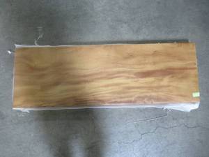 lot 82 image: Solid Wood Handmade Walnut Bench (48151964) Approximate Dimensions 48 in. x 15 in. x 1.96 in.