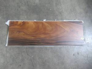 lot 84 image: Solid Wood Handmade Walnut Bench (48151964) Approximate Dimensions 48 in. x 15 in. x 1.96 in.