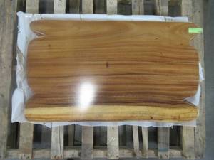 lot 87 image: Solid Wood Handmade Walnut VanityTable (36212361) Approximate Dimensions 36 in. x 21 in. x 2.36 in.