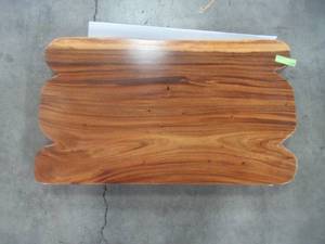 lot 88 image: Solid Wood Handmade Walnut VanityTable (36212361) Approximate Dimensions 36 in. x 21 in. x 2.36 in.