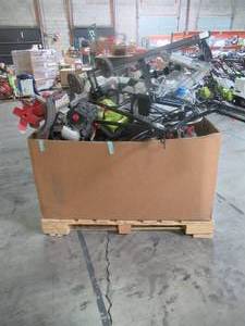 lot 11 image: WHOLESALE MIXED PALLET OF OUTDOOR POWER AND ATTACHMENTS