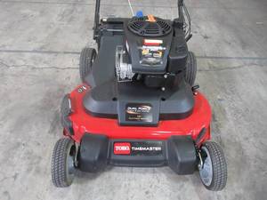 lot 14 image: Toro TimeMaster 30 in. Briggs & Stratton Personal Pace Self-Propelled Walk-Behind Gas Lawn Mower with Spin-Stop 21199