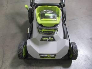 lot 29 image: Ryobi 21 in. 40-Volt HP Lithium-Ion Brushless Cordless Walk Behind Push Lawn Mower RY401200