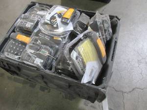 lot 721 image: WHOLESALE MIXED BIN OF MICELLANEOUS DIGITAL SPEAKER PHONES WITH TALKING CALLER ID