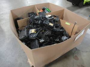 lot 431 image: WHOLESALE MIXED PALLET OF MISCELLANEOUS BATTERY CHARGERS - DEWALT, EGO, RIDGID AND MORE