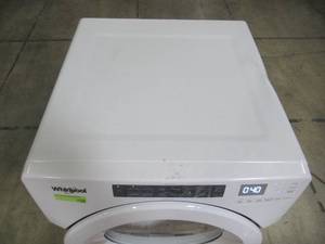 lot 602 image: Whirlpool 7.4 cu. ft. 120-Volt White Stackable Gas Vented Dryer with Intuitive Touch Controls WGD5620HW