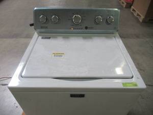 lot 631 image: Maytag 4.2 cu. ft. High-Efficiency Top Load Washer in White with Deep Water Wash and PowerWash MVWC565FW