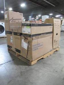 lot 635 image: WHOLESALE MIXED PALLET OF TOILET BOWLS AND TANKS