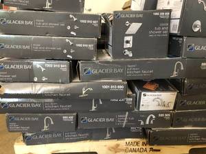 Mixed lot of glacier bay faucets - Mixed conditions- see pictures