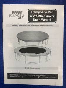 13 ft. Super Trampoline Safety Pad Spring Cover Fits for 13 ft. Round Blue Trampoline Frames by Upper Bounce- open box not used - see pictures