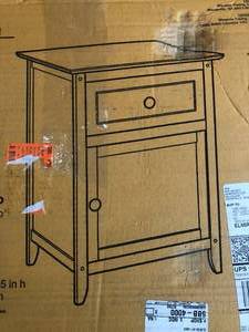 Eugene Accent Table White by Winsome- open box not used - see pictures