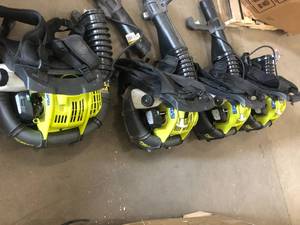 Mixed lot of ryobi blowers- mixed conditions