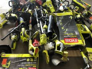 Mixed lot of ryobi items- mixed conditions - see pictures