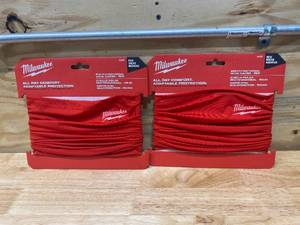 lot 31 image: MILWAUKEE Lot of 2-  Red Multi-Functional Neck Gaiters