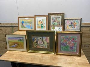lot 48 image: Lot of Various Framed Artwork