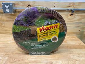 lot 75 image: VIGORO 20 ft. Premium Black Composite Edging