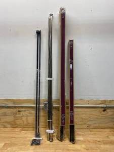 lot 101 image: Lot of 4-  Various CurtainDrapery Rods