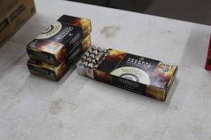 lot 405 image: Lot of ( 3 boxes ) Federal Ammunition Premium Law Enforcement 40 Smith & Wesson 180 Grain HST Tactical Centerfire Pistol Cartridges ( 50 per box )