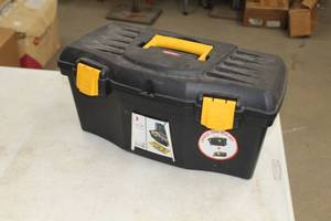 lot 461 image: Plastic Tool Box with Tool Tray