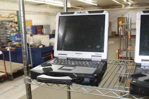 lot 457 image: Panasonic Tough Book Computer Laptop  with Windows 7 Pro OA