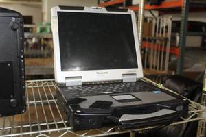 lot 458 image: Panasonic Tough Book Computer Laptop  with Windows 7 Pro OA