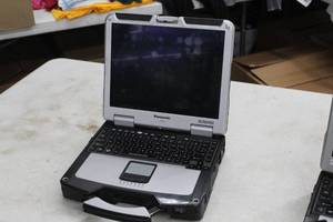 lot 459 image: Panasonic Tough Book Computer Laptop  with Windows 7 Pro OA