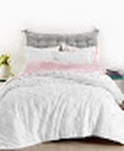 lot 31 image: Whim by Martha Stewart White Chenille Dot 3-Pc. FullQueen Comforter Set, Created for Macys