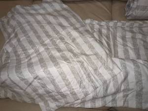 lot 26 image: 2 Rugged Stripes Duvet Cover Sets, Twin