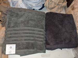 lot 59 image: 2 Hotel Collection Bath Towels