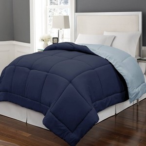 lot 19 image: 2 Blue Ridge Reversible Down Alternative Comforters, FullQueen & King