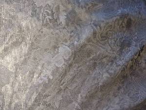 lot 134 image: Sage Green Lace Window Panel