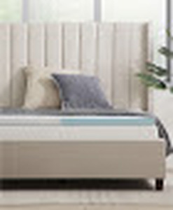 lot 102 image: Slumbermax Hybrid 4 Gel Memory Foam & Lux Fiber Topper, Queen