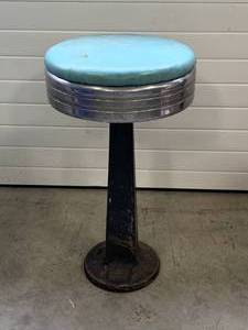 Antique Soda Fountain Stools 23� Tall (Base Is Over 15lbs)