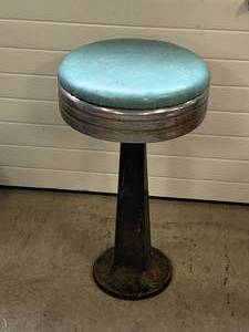 Antique Soda Fountain Stools 23� Tall (Base Is Over 15lbs)