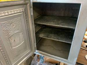Antique Farmhouse Pie Safe Chest Cabinet 14� X 17� X 27�