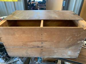 Antique Wooden Eggcrate 28� X 12� X 13� Tall