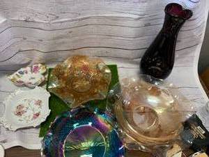 Miscellaneous Glassware Including Lefton China